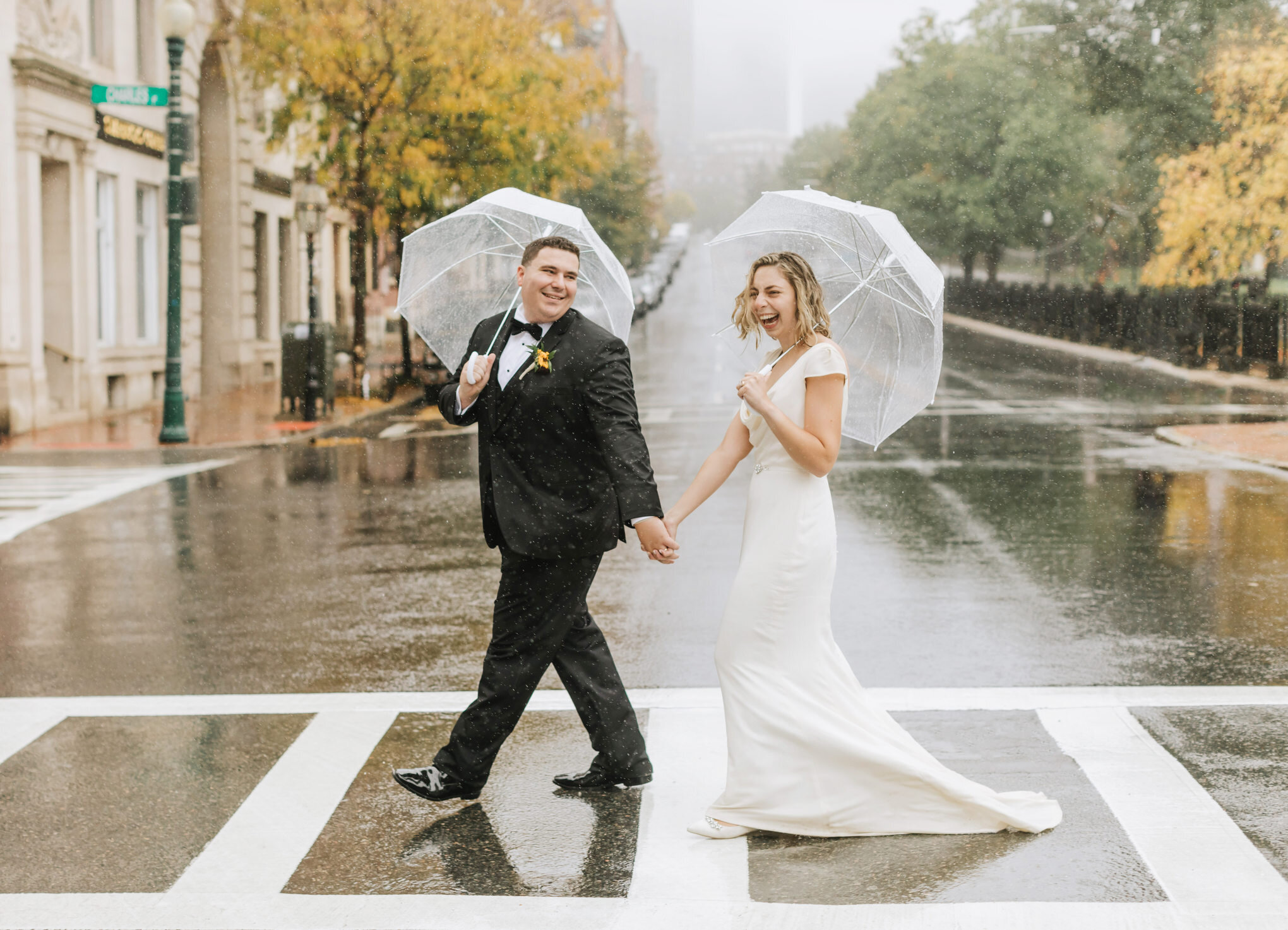 The way we see it Rain on a wedding day is good luck!