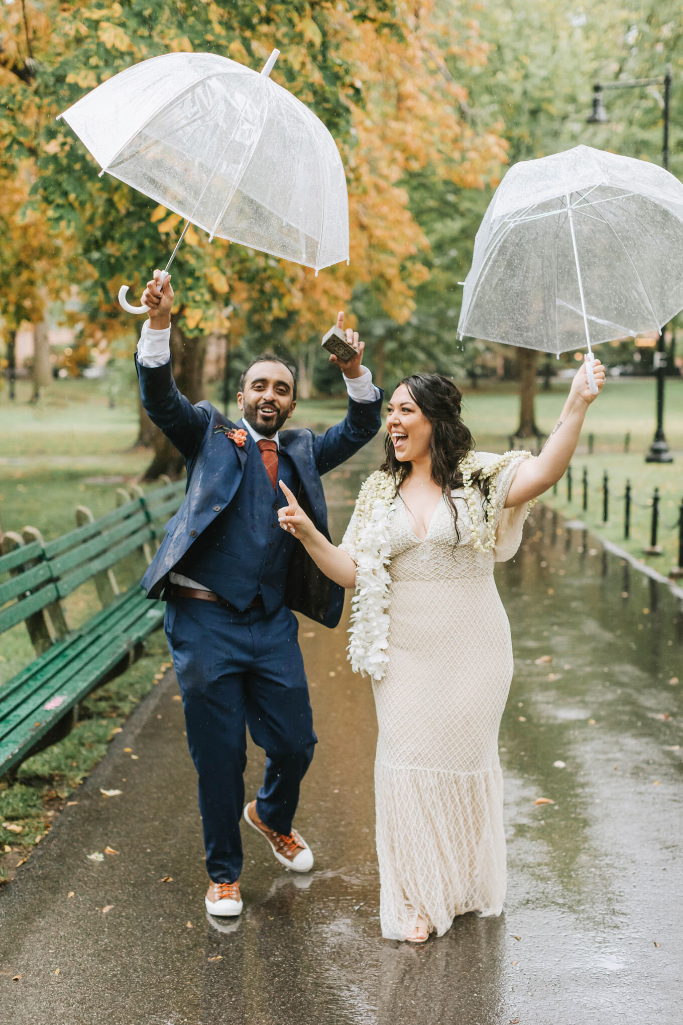 Rainy-Boston-Public-Garden-Hawaiian-Indian-Wedding-022.JPG