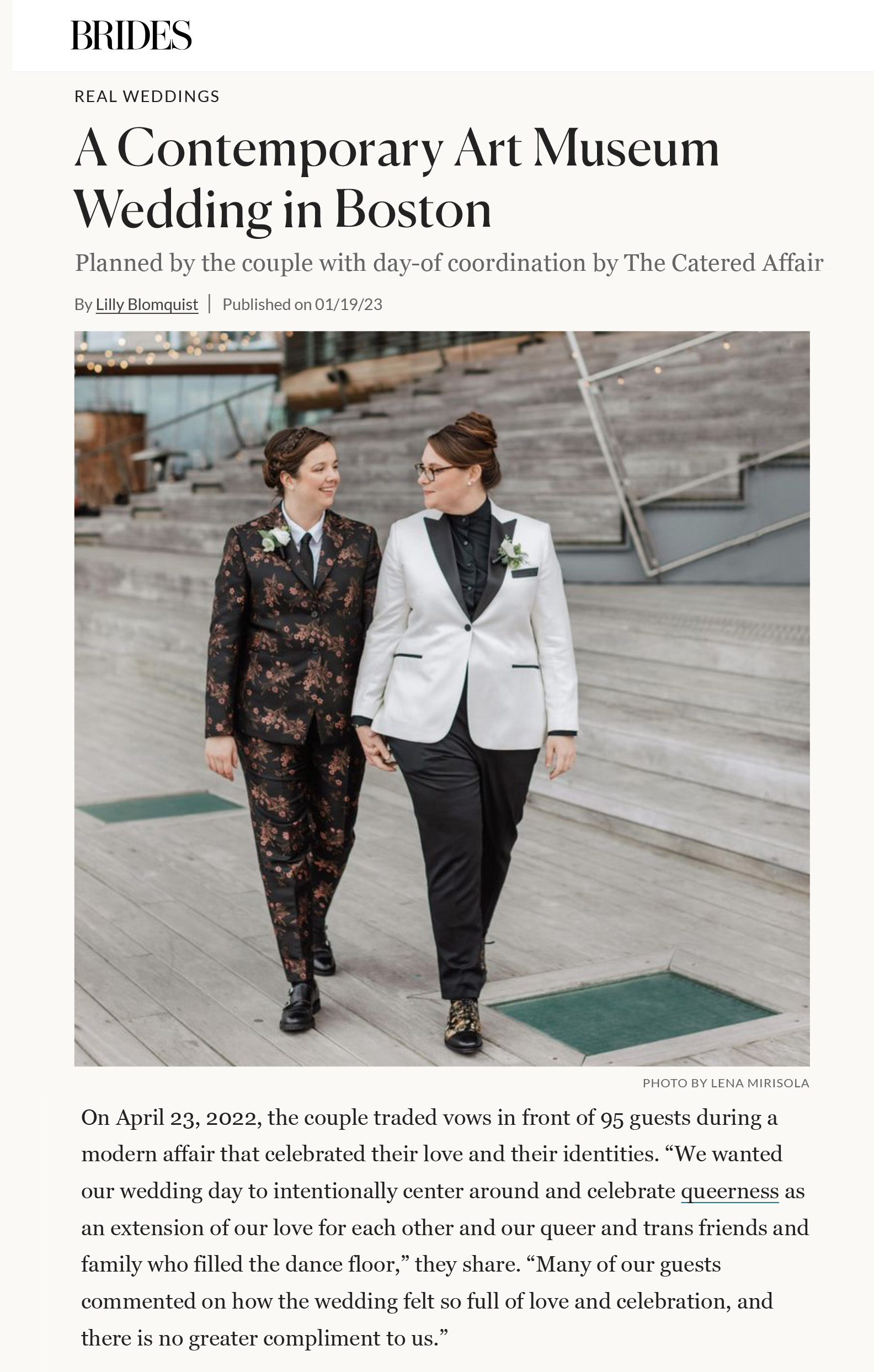 Boston Gay Wedding Photographer ICA