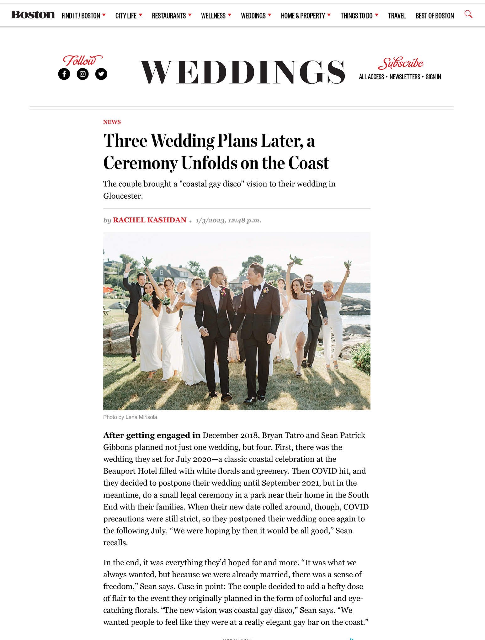Three Wedding Plans Later, a Ceremony Unfolds on the Coast.JPG