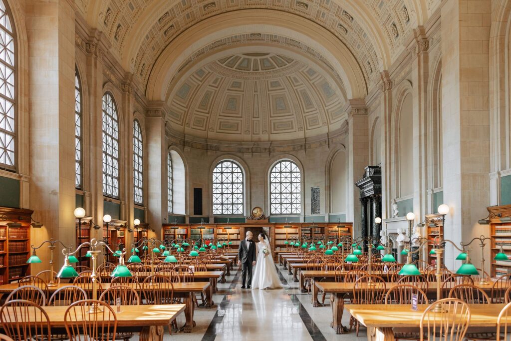 Boston Public Library 1 hour wedding elopement ceremony